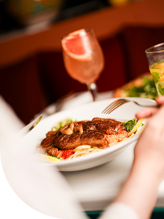 Plat Osso bucco Restaurant italien Rambouillet