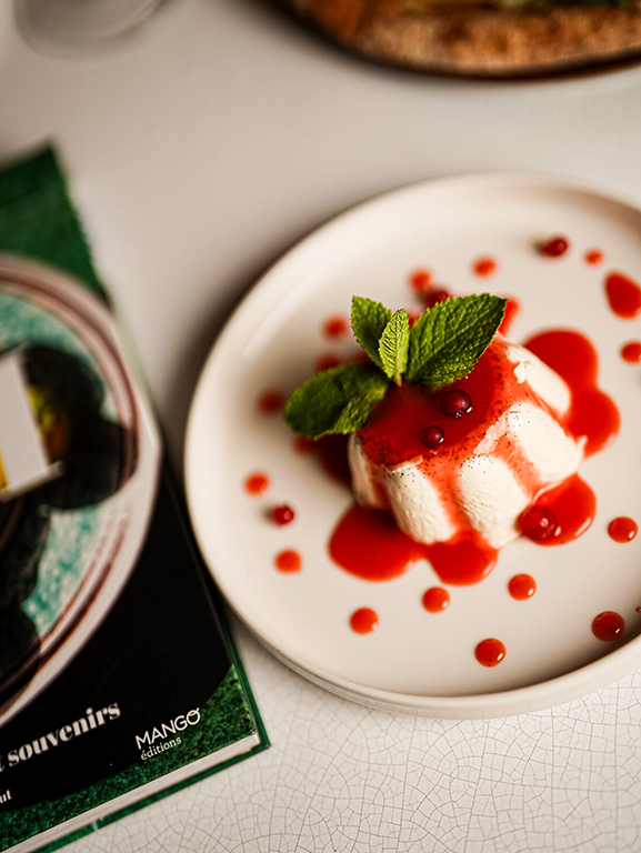 Dessert Restaurant Italien Panna Cotta
